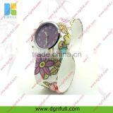 Imprint Silicon Slap Watch