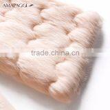 Half Sleeve Winter Long Rabbit Fur Coats Women Made in China thumbnail-4