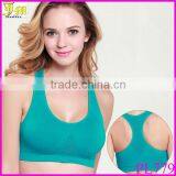 New Hot Sexy Womens Padded Gym Yoga Dance Fitness Sports Vest Bra Running Crop Top Black