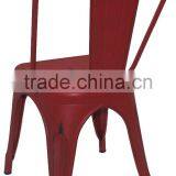 Commercial Furniture Restaurant Vintage Metal Dining Chair thumbnail-6