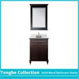 Tonghe Collection Paint Bathroom Vanity Dark Brown thumbnail-1