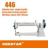 KEESTAR 446 Long Arm Single Needle Lockstitch Extra Heavy Duty Industrial Leather Bag Sewing Machine thumbnail-1