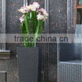 Gardening Plastic Square Rattan Flower Pots