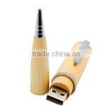 Best Quality Custom Logo Print Business Gift Wood Pen Drive U Disk thumbnail-1