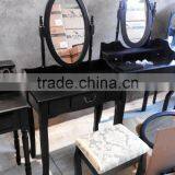White Dressing Table With Swing Mirror Bedroom Furniture Shabby Vintage Style thumbnail-6