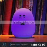 Silicone Cover Children Flexible Egg Shaped Mood Led Egg Light thumbnail-4