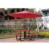 Arlau Steel Outdoor Furniture China,Outdoor Chairs And Tables,Picnic Table Benches thumbnail-3