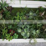 fake green wall hot sale hotel artificial leaf wall(110X50cm)