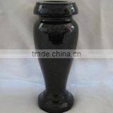 Decorative Black Stone Granite Flower Vases For Tombstones thumbnail-1
