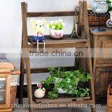 Wholesale Bake Color Wooden Flower Stand Antique thumbnail-1