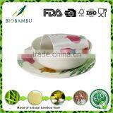 Recycle Green Living Bamboo Fiber Tableware Set thumbnail-3
