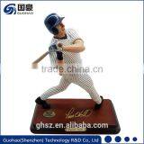 Baseball caps men custom baseball player figurine