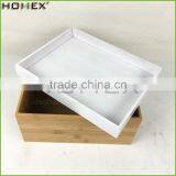 Bamboo Storage Box Storage Basket With Lid Homex BSCI/Factory thumbnail-2