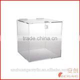 Clear Acrylic Display Box With Lock thumbnail-1