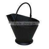 Fireplace Tools Metal Black Coal Bucket Ash Holder With Metal Shovel thumbnail-3