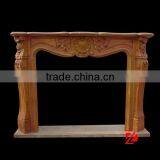 Stone Indoor Freestanding Fireplace Mantel thumbnail-1