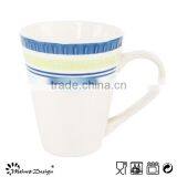 China Ceramic Stoneware Handpainting Color Strip Mug thumbnail-4