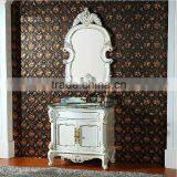 Bathroom French White Vanity Unit, Vintage Bathroom Vanities, Antique Bathroom Cabinets and Vanities(BF08-4063) thumbnail-1