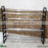 Shoes Display Shelf, 2 Tier Expandable Metal Shoe Rack thumbnail-2