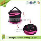 China Factory Cheap Collapsible Round Bucket Shape Cooler Bag Easy Carry Handle Coolers thumbnail-2