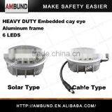 Heavy Duty Embedded Road Stud - Solar and Cable Type