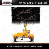 EU Series Portable Message Signs For Traffic Management, Outdoor Trailer Mounted VMS thumbnail-1