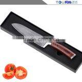 2017 High Quality Manufacturers Selling High-end Four-piece Kitchenware Multi-function Colour Wood Damascus Knife thumbnail-4