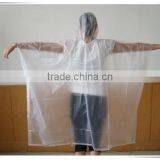Transparent Vinyl Rain Cape Poncho thumbnail-2