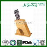 New Design Eco-friendly Bamboo Knife Block thumbnail-3