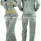 Comfy Soft Plush Velour Suit Hoodie Sweat Set Tracksuit thumbnail-3