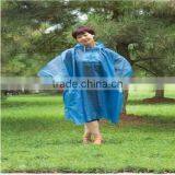 Waterproof Hooded Disposable Plastic Raincoat Rain Poncho With Sleeve and Button thumbnail-4