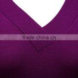 Customized Size OEM Service Women'S V Neck Sweater thumbnail-4