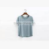 Summer Wear Cotton Short Sleeve T-shirt Quality Female Loose Letters Split Round Collar Leisure Joker thumbnail-3