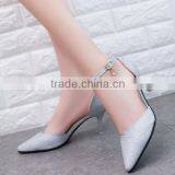 Zm50082b 2017 Spring and Summer Europe Cusp Ladies Fancy Sandals Pencil Heels Shoes Women thumbnail-3