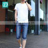 Short Pants Slim Straight Leg Design Men Jeans thumbnail-1