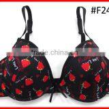 Hot Images Women Sexy Bra Underwear/stylish Strawberry Printed Bra thumbnail-1