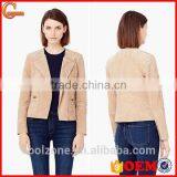New Fashion Zipped Fastening Through Front Long Sleeve Jacket thumbnail-1
