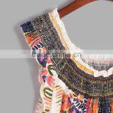 2017 Fashion Design Summer Tassel Women Sleeveless Blouses thumbnail-4