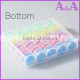 25pcs Color Plastic Bobbins With Box thumbnail-3