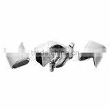 Hook Clasps Bracelet End Bar With Slider For Leather Bracelet Cabochon Owl Halloween Antique Silver 19mm X12mm 13mm X12mm2 Sets thumbnail-1