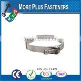 Made in Taiwan Stainless Steel German Type Hose Clamp Small Hose Clamps Quick Release Hose Clamps thumbnail-2
