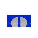 Wearable 95% AL2O3 Alumina Ceramic Semi-circle Plate With Long Using Longevity thumbnail-1