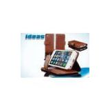 Brown Wallet Apple iPhone Leather Cases Stand Cover for iPhone 5
