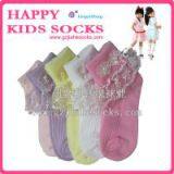 Custom Wholesale Cotton Lace Children Sock thumbnail-2