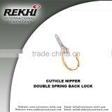 Cuticle Nipper Double Spring Back Lock,Nail Nipper Double Spring Back Lock,Beauty Nail Nipper thumbnail-1