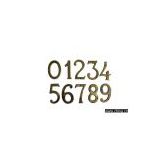 Classical Style House Number-Polished Brass