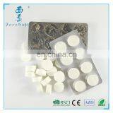 High Quality 100% Organic Cotton Travel Coin Towel Tissue