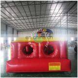 Red Color Inflatable Obstacle Course, 2 Sections Inflatable Obstacle, Combination Obstacle Course thumbnail-2
