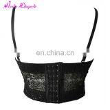 NO MOQ Women Black Floral Lace Harness Teenage Latest Fashion Sexy Cheap Bra thumbnail-6