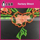 B-019 Polyester Collars Simple Lace Neck Designs Embroidery Embroidery Applique thumbnail-3